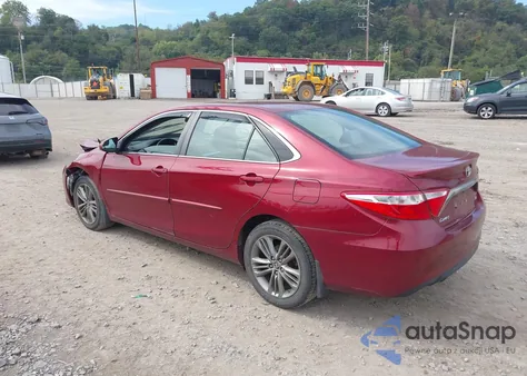 2016 Toyota Camry Se из США, поврежденный, VIN 4T1BF1FKXGU513826
